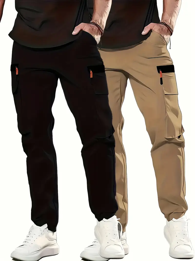 Men'S Loose Cargo Pants - Image 4