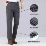 High Stretch Men's Classic Pants - Image 5
