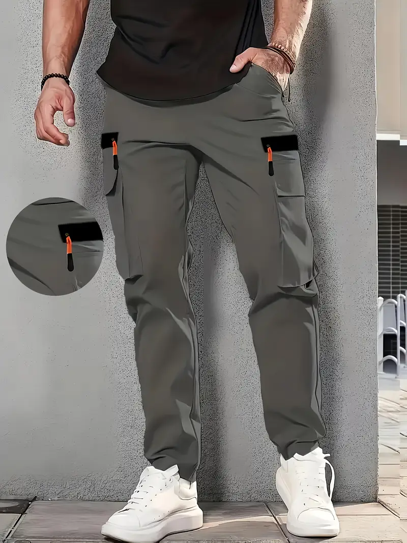 Men'S Loose Cargo Pants - Image 8