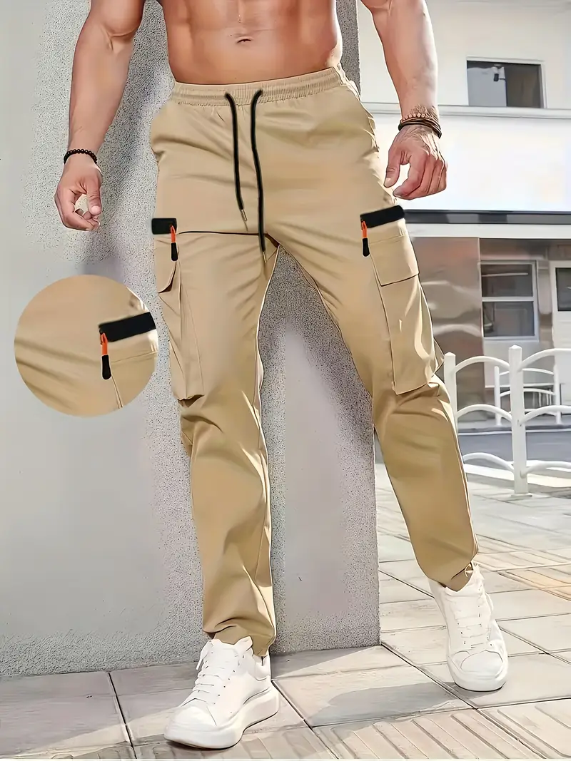 Men'S Loose Cargo Pants - Image 5