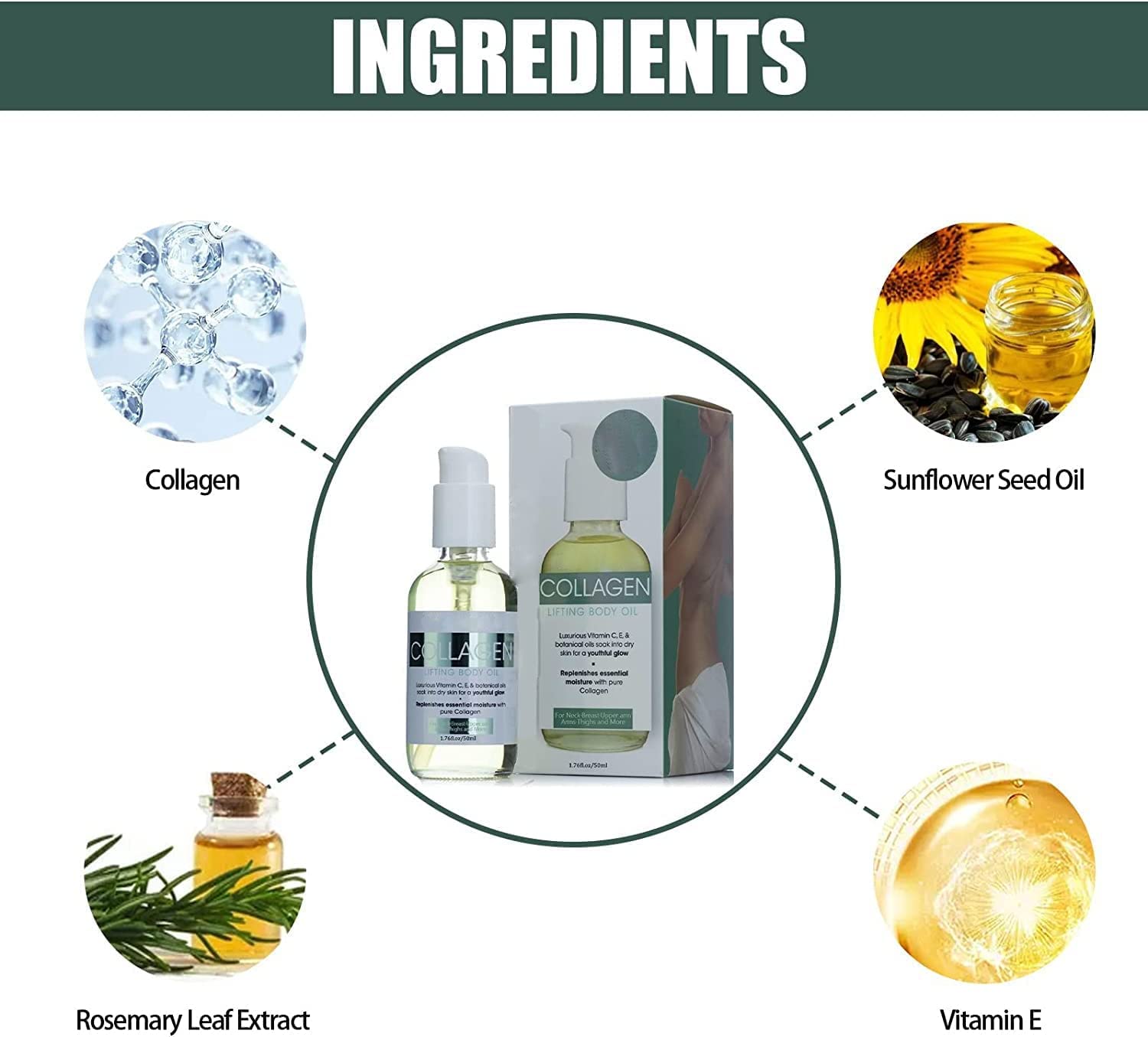 Instantly Ageless Collagen Lifting Body Oil - Image 4